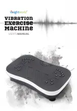 Weightworld Exercise Vibration Machine User Manual preview