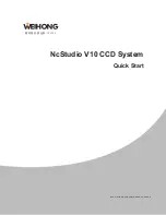 Preview for 1 page of WEIHONG ELECTRONIC NcStudio V10 CCD System Quick Start Manual