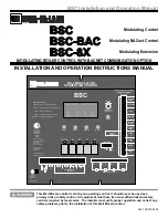 Weil-McLain BSC Installation And Operation Instruction Manual preview