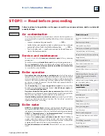 Preview for 3 page of Weil-McLain CGA User'S Information Manual