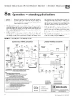 Preview for 34 page of Weil-McLain GOLD CGa-25 Manual