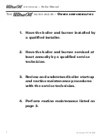 Preview for 2 page of Weil-McLain Oil-Fired Water Boiler User'S Information Manual