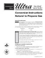 Weil-McLain ULTRA 550-141-951/1002 Conversion Instructions предпросмотр