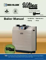 Preview for 1 page of Weil-McLain Ultra Electric Water Heater Installation And Start-Up Manual