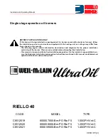 Weil-McLain UltraOil 800057000-Brn-PO Rie F5 Installation And Operating Manual preview