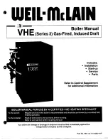 Предварительный просмотр 1 страницы Weil-McLain VHE Installation Manual