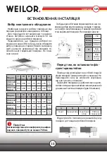 Preview for 18 page of WEILOR WHC 321 BLACK Instructions For Use Manual