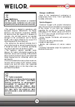 Preview for 56 page of WEILOR WHC 321 BLACK Instructions For Use Manual