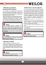 Preview for 5 page of WEILOR WIS 322 Instructions For Use Manual