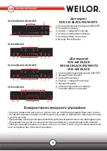 Предварительный просмотр 9 страницы WEILOR WIS 322 Instructions For Use Manual