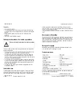 Preview for 3 page of weinor BiEasy 1M Operating Instructions Manual