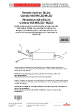 Предварительный просмотр 2 страницы weinor BiLine Combio-868 MLED Assembly And Installation Instructions Manual