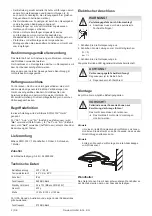 Предварительный просмотр 2 страницы weinor BiSens SWR-230V Installation Instructions Manual