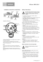 Предварительный просмотр 9 страницы weinor BiSens SWR-230V Installation Instructions Manual