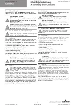 Предварительный просмотр 5 страницы weinor Cassita Assembly Instructions Manual