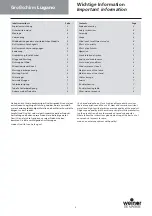 Preview for 2 page of weinor Großschirm Lugano Series Maintenance Instructions And Directions For Use