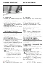 Preview for 17 page of weinor I 2000 Assembly Instructions Manual