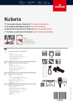 weinor Kubata Replacement Instructions Manual preview