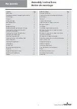 Preview for 2 page of weinor Paravento Assembly Instructions Manual