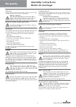 Preview for 3 page of weinor Paravento Assembly Instructions Manual