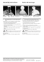 Preview for 18 page of weinor VertiTex WeiTop Instructions For Assembly Maintenance And Use