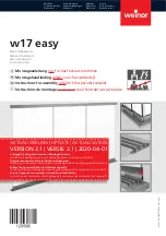 Предварительный просмотр 1 страницы weinor w17 easy Instructions For Assembly