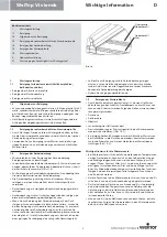 Preview for 2 page of weinor WeiTop Vivienda Maintenance Instruction