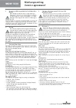 Предварительный просмотр 8 страницы weinor WGM 1030 Service Agreement