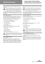 Preview for 9 page of weinor WGM 2030 Design Maintenance Instructions And Directions For Use