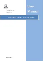 weintek cMT3000X Series Startup Manual preview