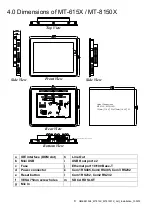 Предварительный просмотр 8 страницы weintek MT-615 Series Installation And Startup Manual