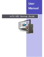 Предварительный просмотр 1 страницы weintek mTV-100 User Manual