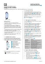 Weinzierl 1D1O Operation And Installation Manual preview