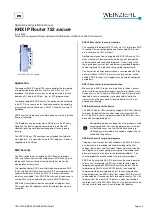 Preview for 1 page of Weinzierl 5249 Operation And Installation Manual