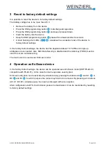 Preview for 5 page of Weinzierl 5326 Operation And Installation Manual