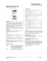 Preview for 1 page of Weinzierl KNX IP Interface 730 Operating And Installation Manual