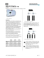 Preview for 1 page of Weinzierl KNX IP LineMaster 762 Operation And Installation Manual