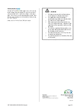 Preview for 2 page of Weinzierl KNX PowerSupply 365 Installation And Operation Manual