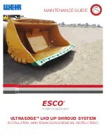 Preview for 1 page of Weir Esco ULTRAEDGE Maintenance Manual