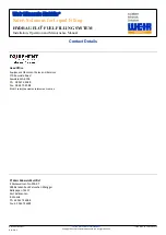 Preview for 4 page of Weir HYDRAU-FLO HF1007Z0001 Installation, Operation And Maintenance Manual