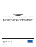 Preview for 8 page of Weir SPM Safety Hammer 2" 1502 Operating And Maintenance Instructions Manual