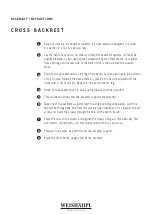 Preview for 1 page of Weishaupl Cross Backrest Assembly Instructions