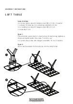 Preview for 1 page of Weishaupl Loft Table Assembly Instructions