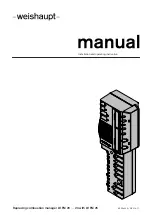 Weishaupt W-FM 25 Manual preview