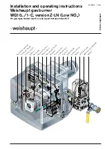 Weishaupt WG10 1-C Series Installation And Operating Instructions Manual preview