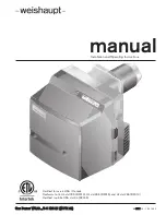 Weishaupt WG20 Series Manual preview