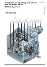 Preview for 1 page of Weishaupt WL10/2-C Installation And Operating Instructions Manual