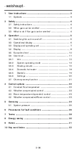 Preview for 2 page of Weishaupt WTC-G 15 Series Operating Notes