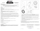 WEISS ClearFlow Wall Fitting Instructions preview