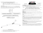 WEISS FV662 Instructions preview